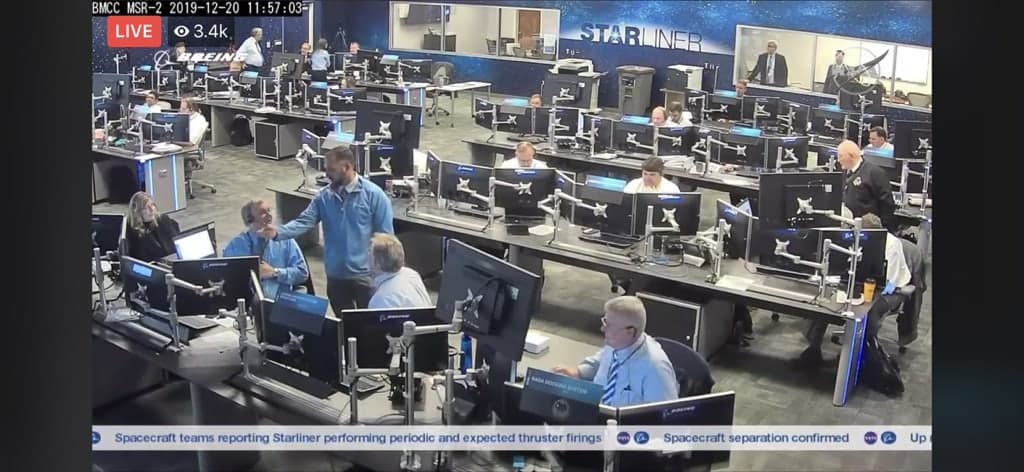 Boeing aerospace control room environment