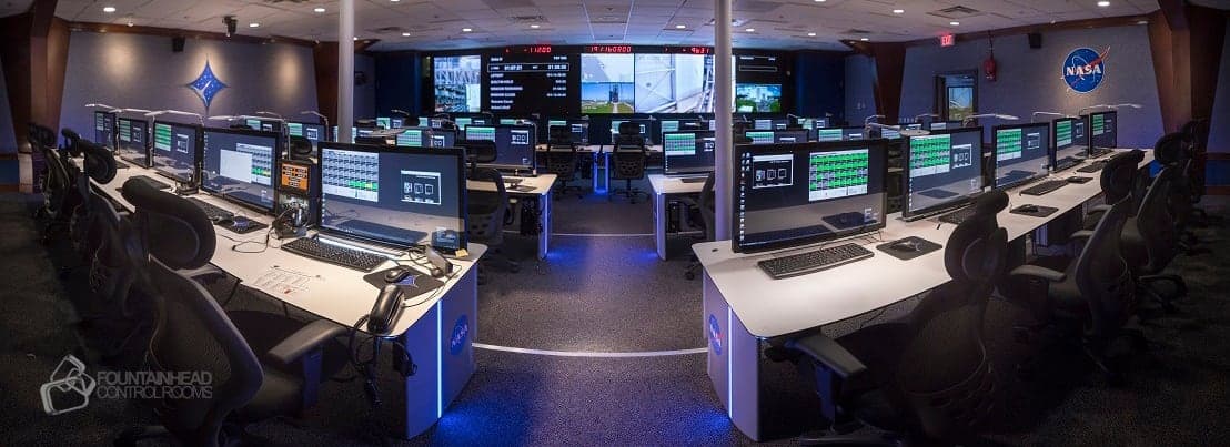 Aerospace Control Room Consoles control room by Fountainhead