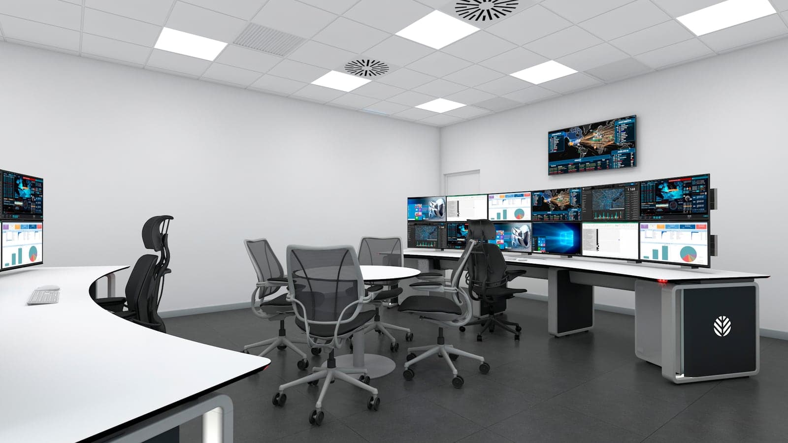 Process Control Room Consoles control room by Fountainhead