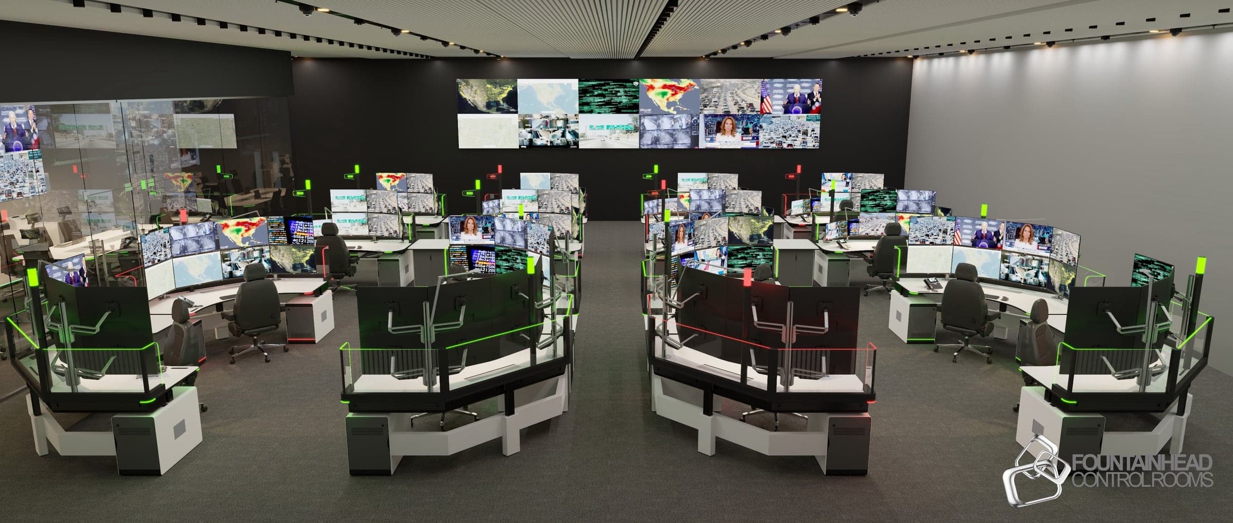Public Safety Control Room Consoles