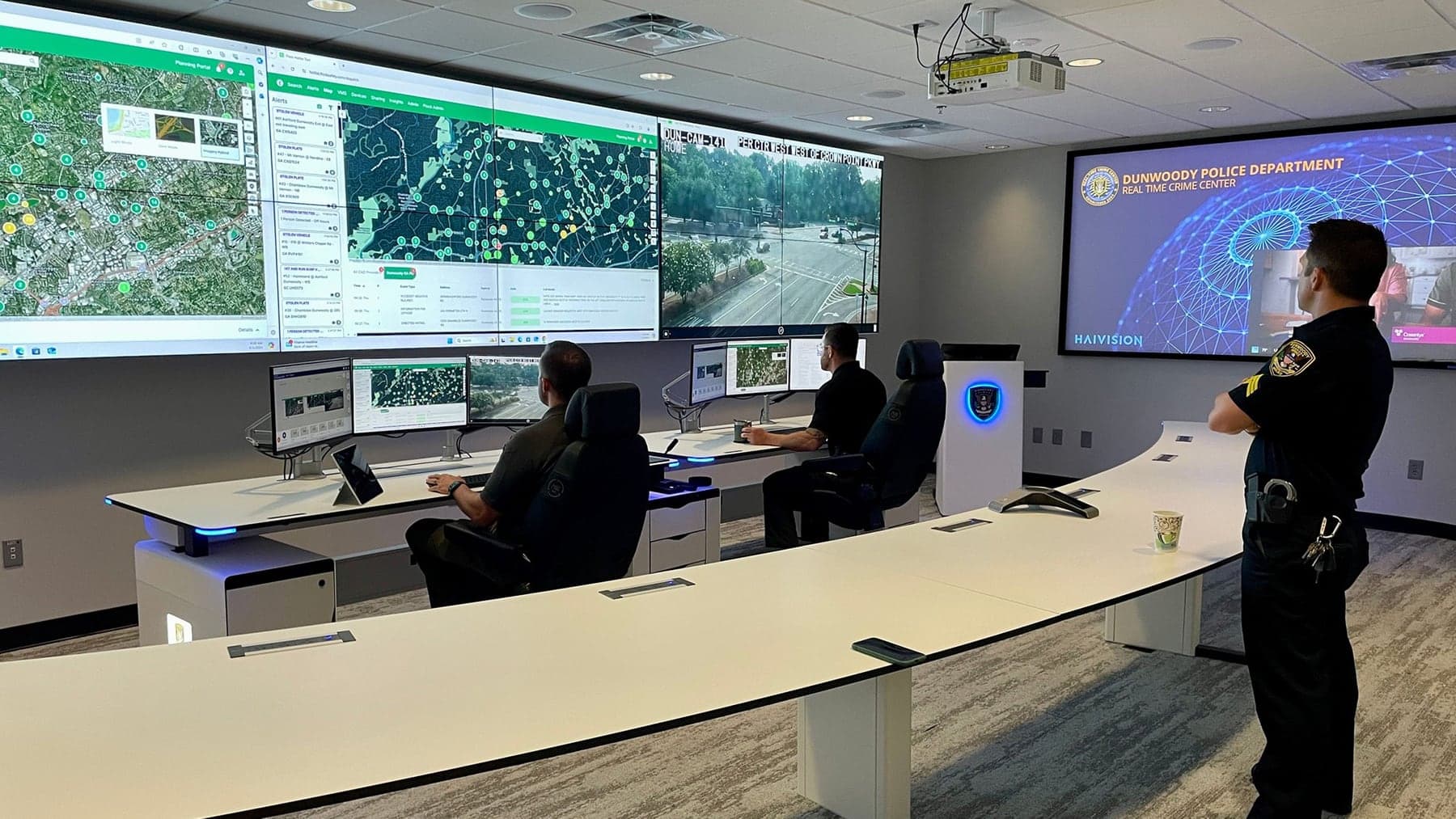 Dunwoody RTCC video wall integration