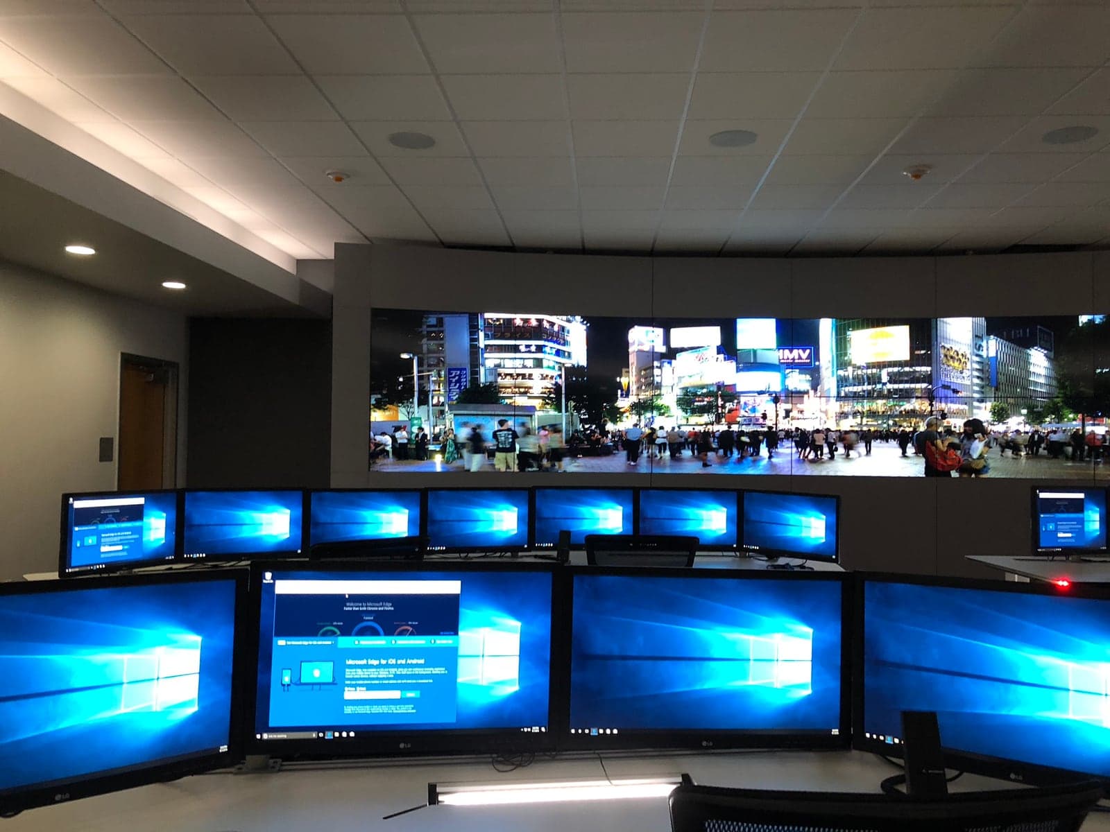 Control room designed around operator workflow and sightlines