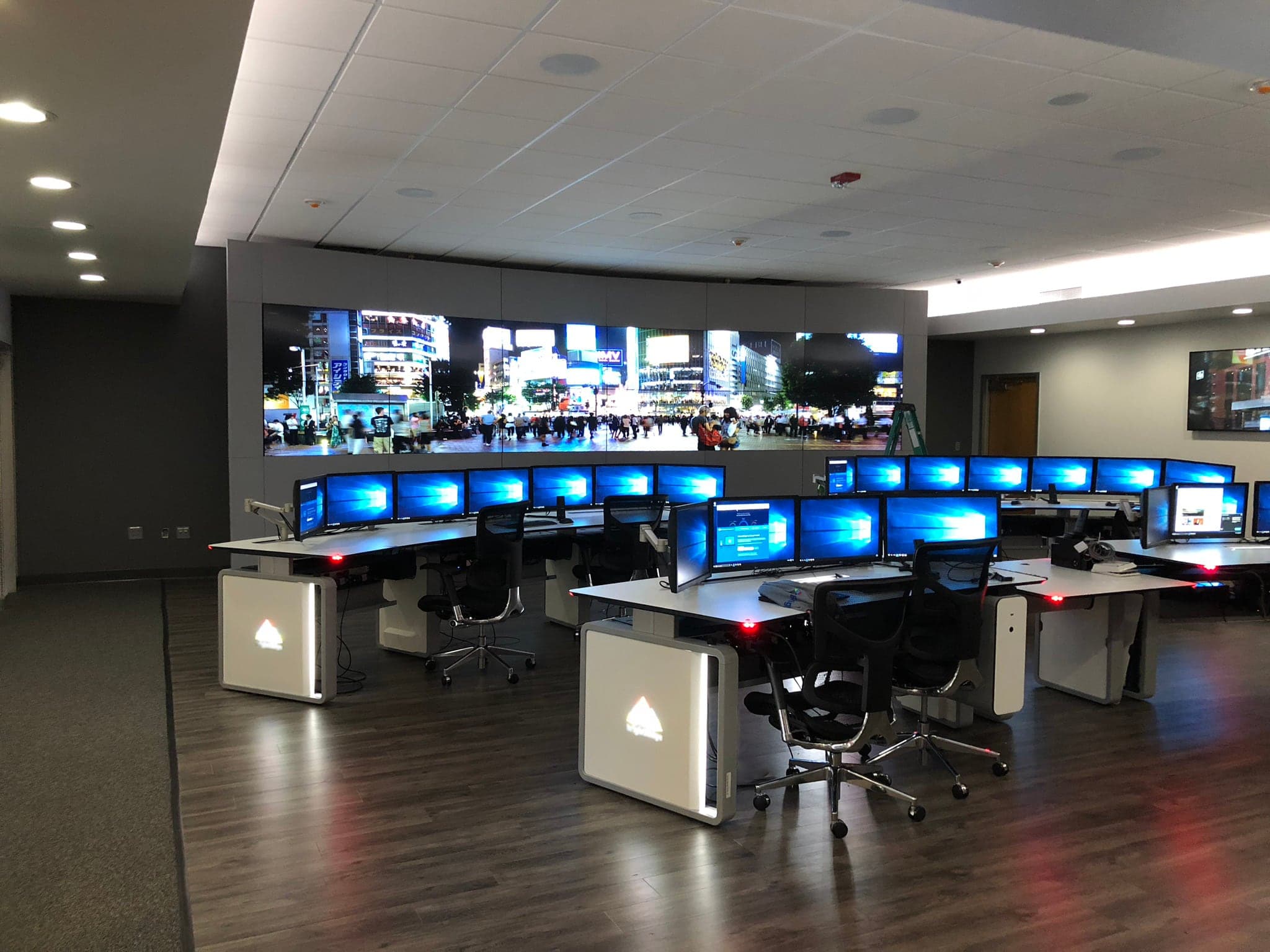 Utility Control Room Consoles