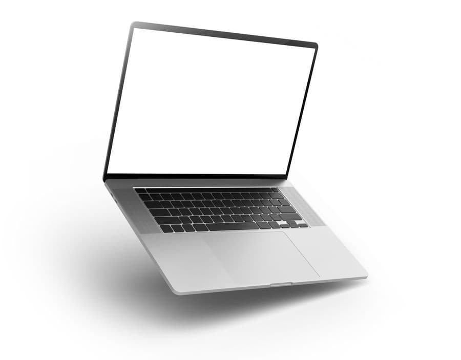 An open laptop representing control room technology