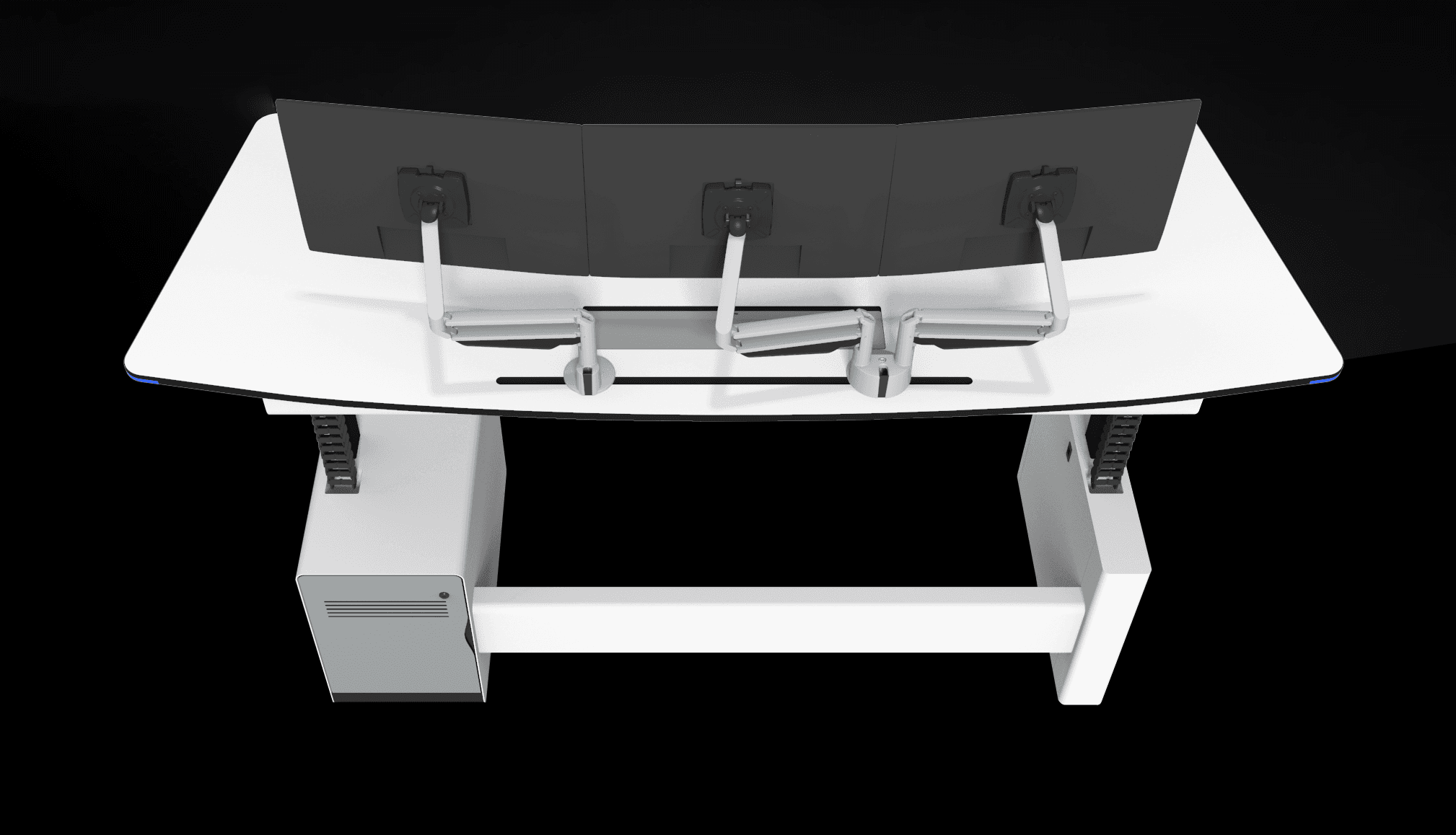 Elite AIR sit-stand console — engineered for mission-critical operators