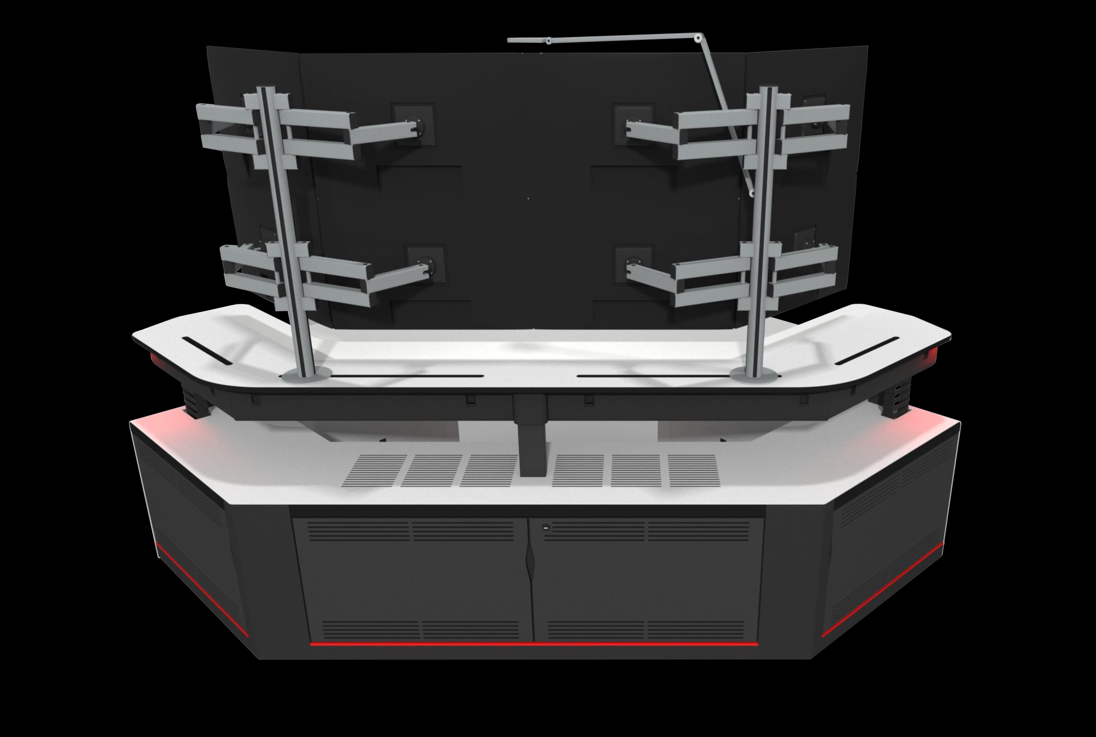 Dual surface dispatch console — additional configuration