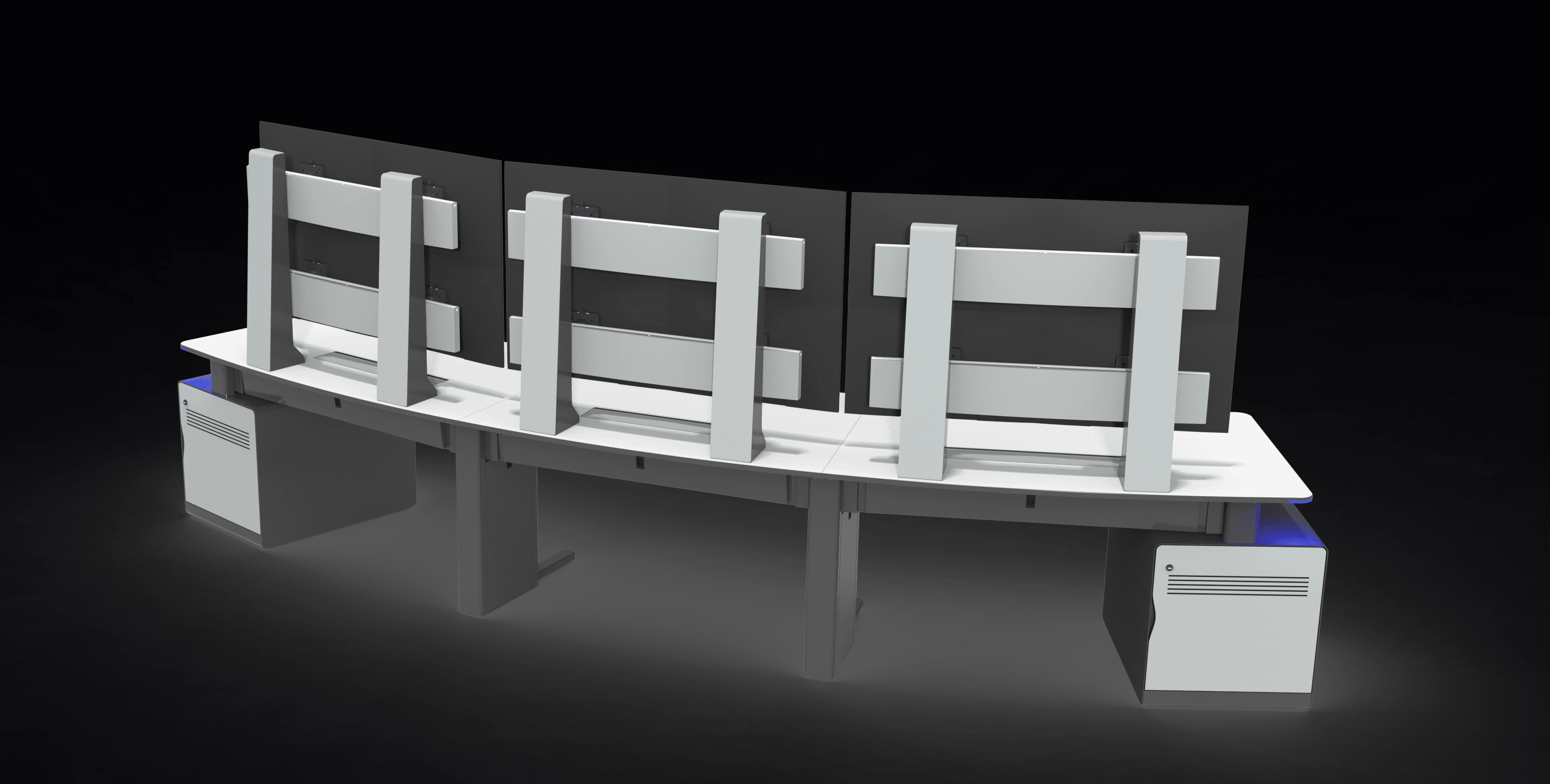 Elite Slatwall console — alternate render