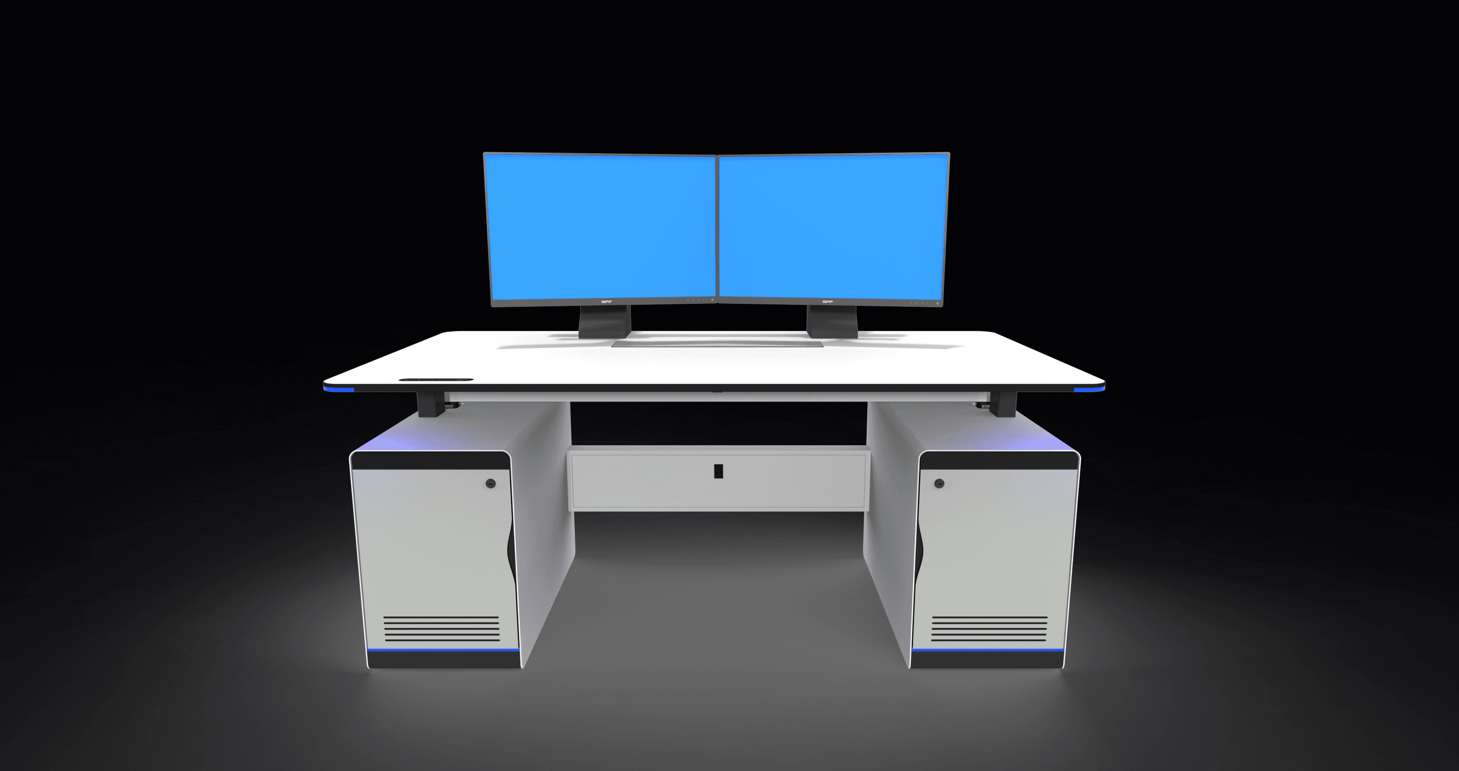 Elite Slatwall console — alternate configuration