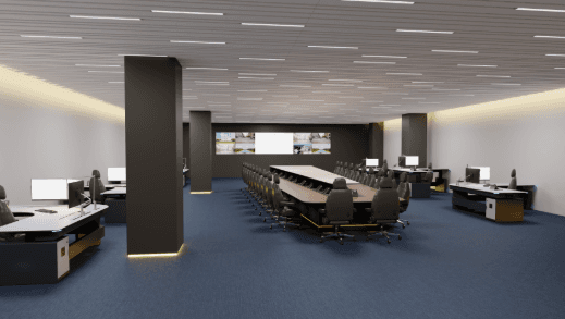Fountainhead Control Rooms Leads Custom Conference Table and Consoles Project for U.S. Government