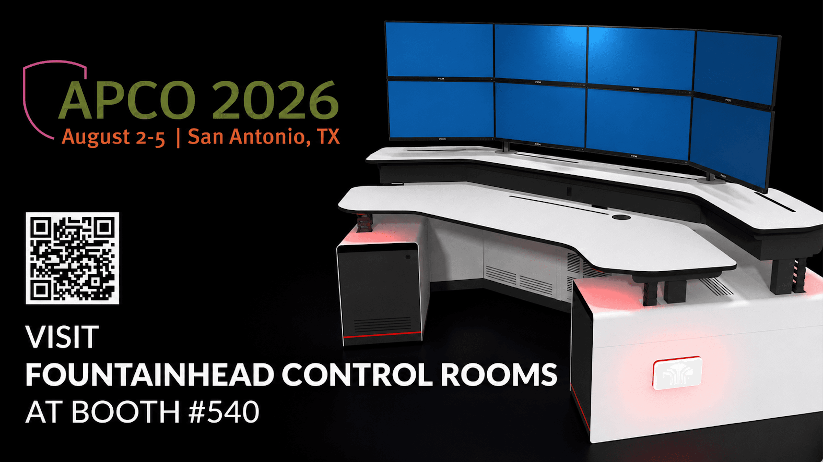 Fountainhead Control Rooms to Exhibit at APCO 2026