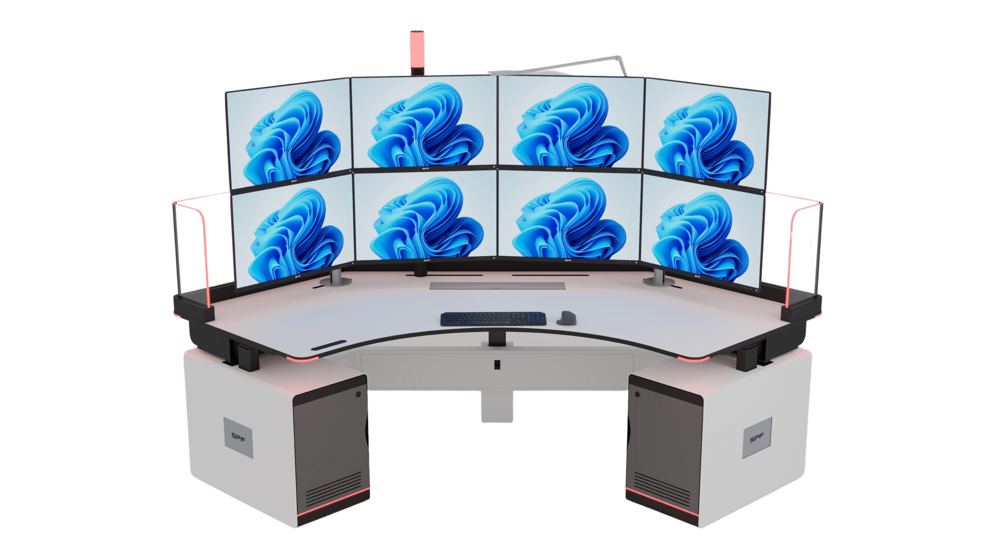 911 Dispatch Sit Stand Consoles